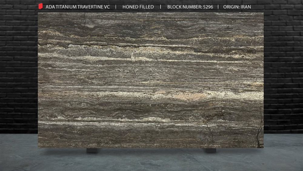 Ada Titanium Travertine VC 5296