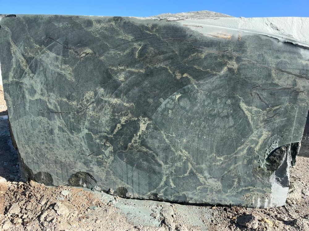 Green Granite Block